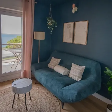 Ocean Et Golf - Ocean, Balcon Vue Mer Et Parking דירה אנגלה