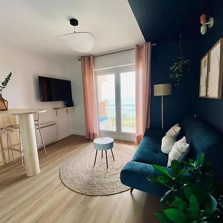 Ocean Et Golf - Ocean, Balcon Vue Mer Et Parking דירה אנגלה